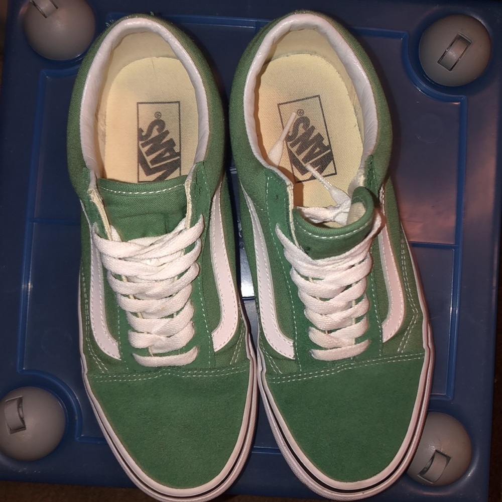 Green Old School Vans